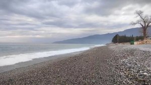 Зима в Гагре. Гуляем у моря. Гагра погода 16 декабря 2023. Абхазия зимой