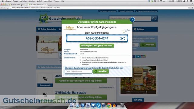 Die Siedler Online Gutschein einlösen