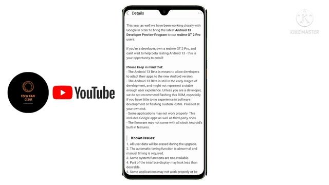 Android 13 Update official rollout in Realme device,android 13 update list | Realme ui 4.0 update