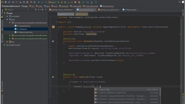 Android Studio Tutorial 04 - Web Browser in Android Studio - Android Studio Projects смотреть онлайн