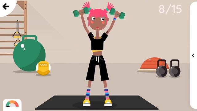 Fitoons - monkey on trampoline, eating смотреть онлайн