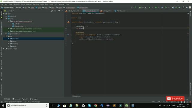 How to create splash screen in android studio📱 смотреть онлайн