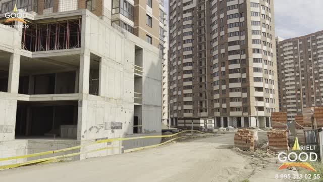ЖК Лучший ССК Краснодар стройка, жилой комплекс целиком