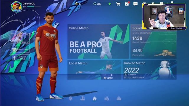 BE A PRO FOOTBALL 22 (ANDROID/ IOS) GAMEPLAY GRAFICOS 4K, MOSTRANDO TUDO DO NOVO GAME! смотреть онлайн