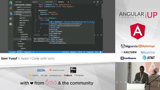 Sani Yusuf - 5 Apps 1 Code With Ionic | AngularUP 2017 смотреть онлайн