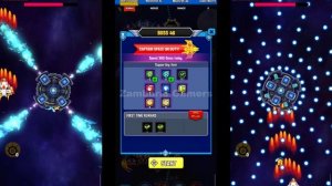 Space Shooter Galaxy Attack Boss Level 46 | Boss 46 Fight- Gameplay IOS & Android