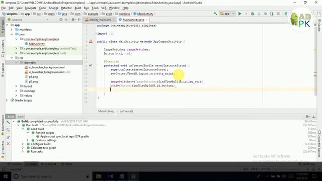 How to Use Image Switcher In Android Application Android Studio 3.1.2 Tutorial 2018 смотреть онлайн