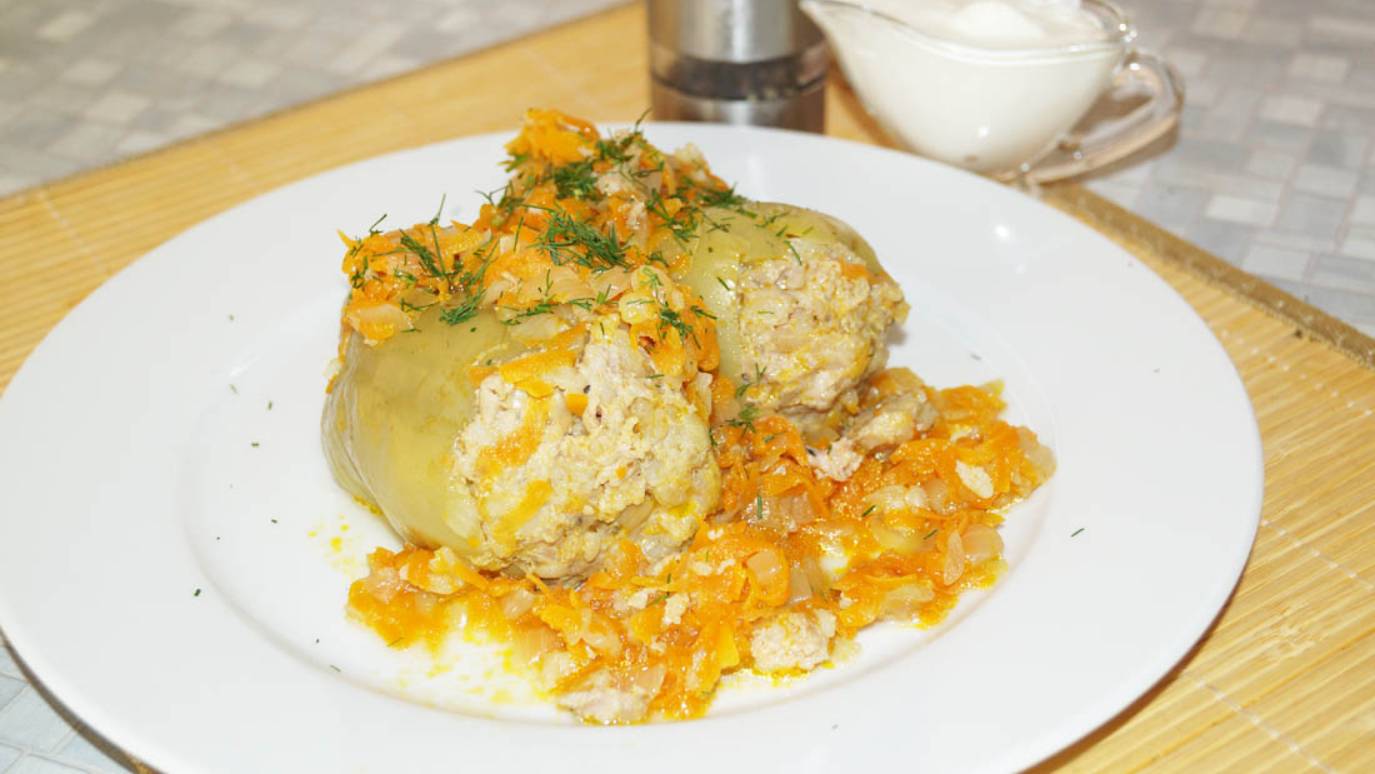 Перцы фаршированные. Как готовить перцы фаршированные мясом и рисом