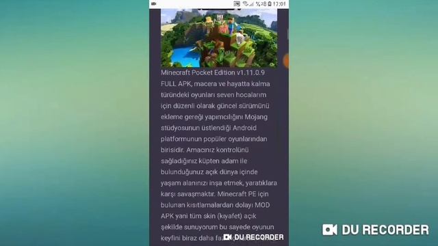 Minecraft 1.11.0.9 nasıl indirilir?(android) смотреть онлайн