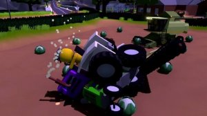 Wobbly Farmers LAUNCH COLLIFLOWERS EVERYWHERE!  -  Wobbly Life Multiplayer Gameplay