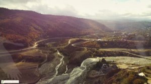 Осень в селе Ленинаул Казбековского района