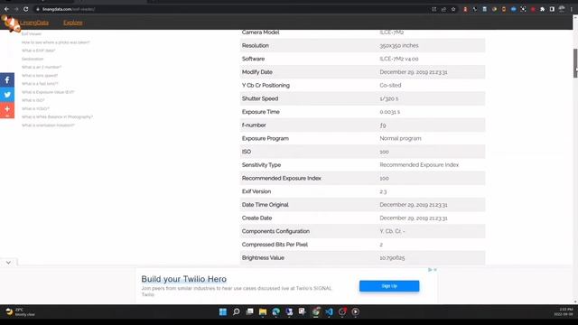 What is EXIF data and how do I view it? смотреть онлайн