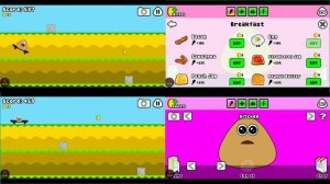 Pou Game Part 5 | Android Mobile Gameplay No Level 1000 | Landscape Mode