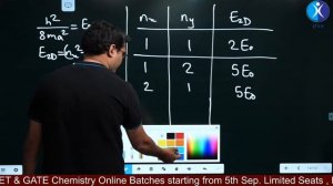 Lecture 04: Quantum Chemistry: 2D box Energy Levels and Degeneracy | CSIR NET | GATE | IIT JAM