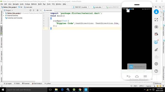 #3 || Exploring Flutter Widgets || Flutter Center & Text Widget