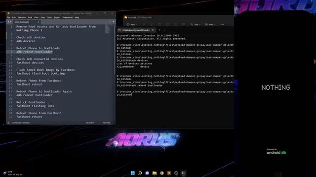 Unroot Nothing Phone 1 + Relock Bootloader of Nothing Phone 1 смотреть онлайн