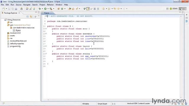 Android app Development : Creating and using resources in Android app Development