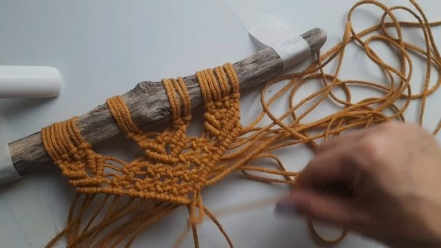 Подвес кашпо в технике макраме🤍 смотреть онлайн