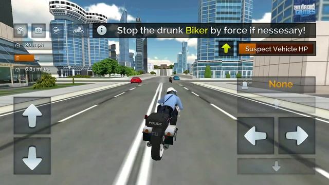 Police Motorbike Drive Simulator 3D - Chasing A Biker - Android Gameplay смотреть онлайн
