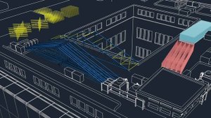 3D Визуализация установки стеклянной крыши -Vector Capital | заказать заставку для видео на youtube