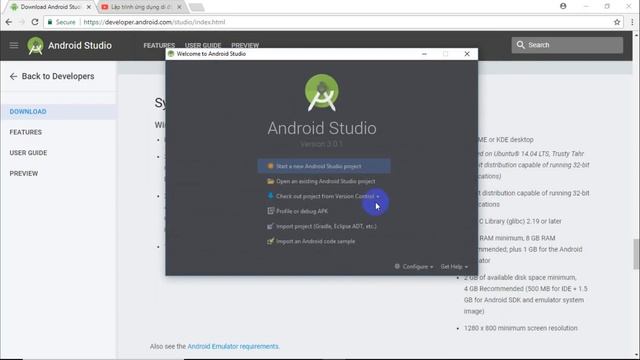 Android - 00: Hướng dẫn cài đặt Android Studio 3.x смотреть онлайн