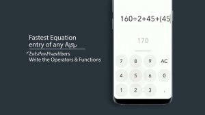 Calculator Touch - With handwriting recognition for Android