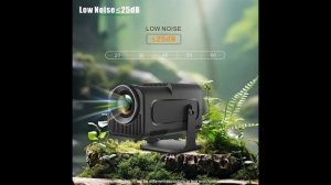New HY320 Mini Portable Projector Auto Keystone