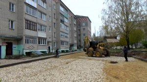 Реконструкция двора у дома №13 №12 и №9 в Ефимьево. Город Вязники 16.10.2024