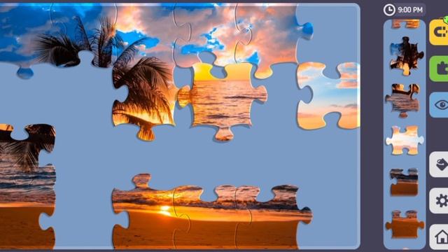 Relax Puzzles. Beautiful Sunset. смотреть онлайн