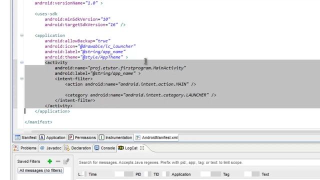 #android #androidtutorial Android Tutorials Lesson2
