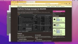 Portable install with SWS and ReaPack Mac