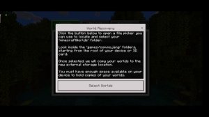 External Storage has changed its location, Minecraft External External Storage Error Fix