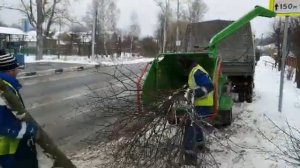 Измельчение веток в щепу в Москве и Московской области - Аренда дробилки