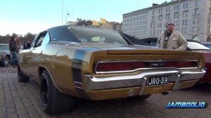 AMERICAN MUSCLE!! 1970 Dodge Charger 500 - brutal V8 and exhaust sound!