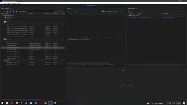 [RUS] Tutorial / Adobe Media Encoder - Watch Folder