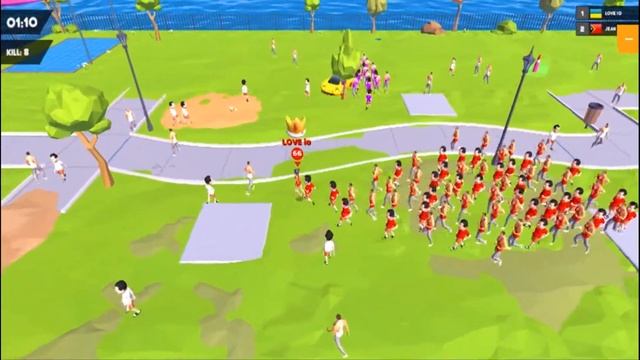 Love.io (Crowd City) Fun io games All Levels Gameplay Android,ios #17 смотреть онлайн