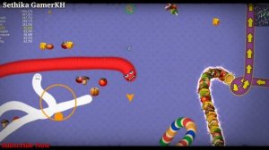 Funny Worms Zone.io Best Slither Snake-GamePlay For iOS Android.