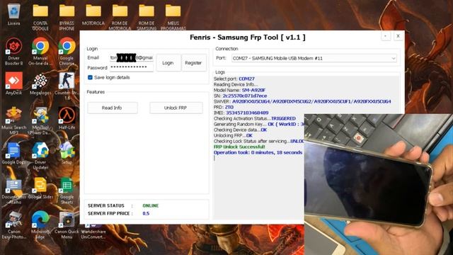 REMOÇÃO DA CONTA GOOGLE DA SAMSUNG QUANDO DA ERRO NO PACKAGE DISABLE PRO ANDROID 12/13 смотреть онлайн