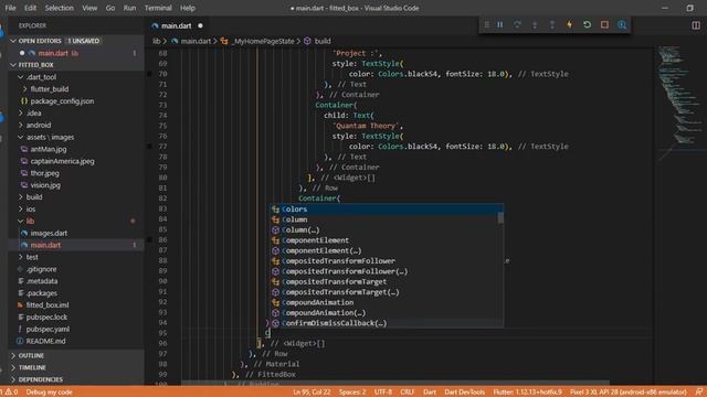 Flutter Widget | 16 | FittedBox | ListView, Material, ClipRRect | Speed Code