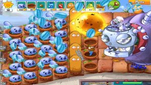 Plants vs Zombies 3 PAK Mod - 99 WINTER MELON Plants VS Dr. Zomboss