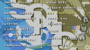 Sonic 3 Complete SOUND TEST
