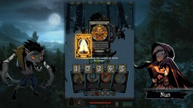 [Night of the full moon] Final boss Werewolf vs Nun смотреть онлайн