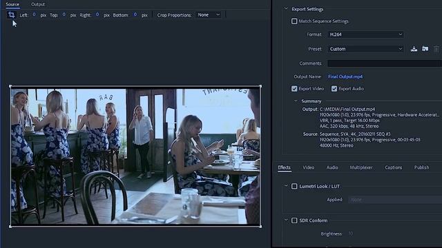 Adobe Premiere Pro Understand key presets, settings, and effects apply to output your projects смотреть онлайн