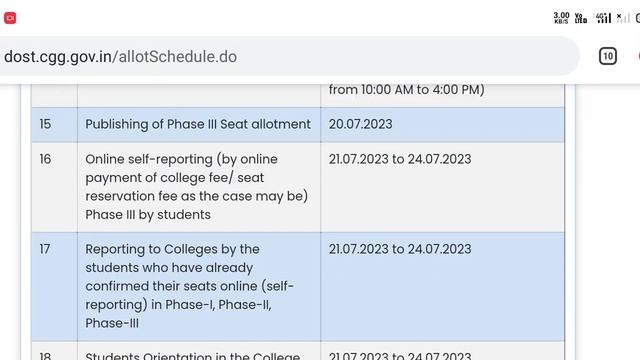 DOST 2023 D pharmacy admissions II  reporting at College with certificates
