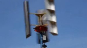 Вертикальная турбина ветровой электростанции/Vertical turbine wind power station