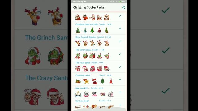 Best Christmas and New year Stickers app - WAStickerApps | Android App source code | Stickers App смотреть онлайн