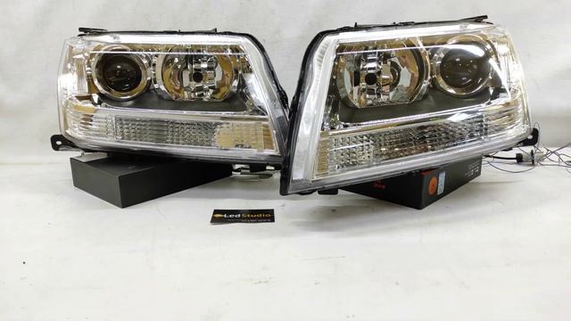 Bi Led фары Suzuki Grand Vitara апгрейд от Ledstudio Екатеринбург