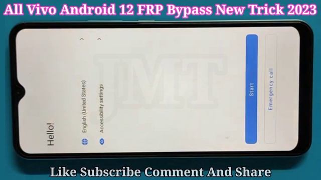 New Trick All Vivo Devices Android 12 FRP BYPASS (Without pc) 100% Working