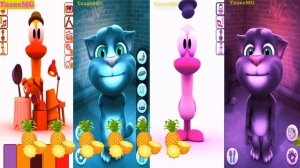 Colors Reaction Talking Pato Free VS My Talking Tom Cat Android Gameplay