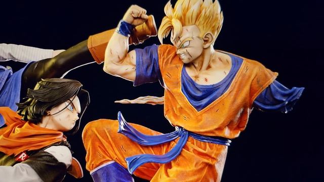 KD Androids vs Gohan 1/4 Diorama Statue Preview смотреть онлайн